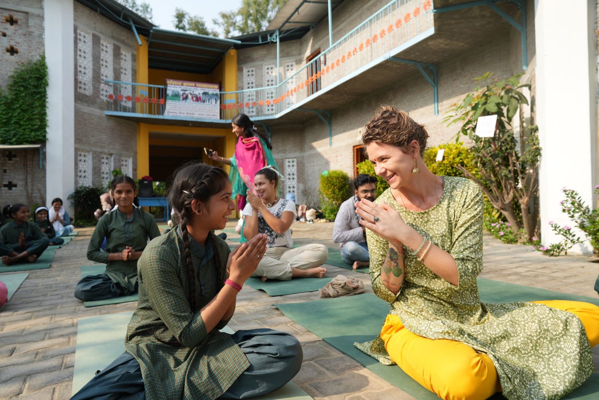 Yoga at school