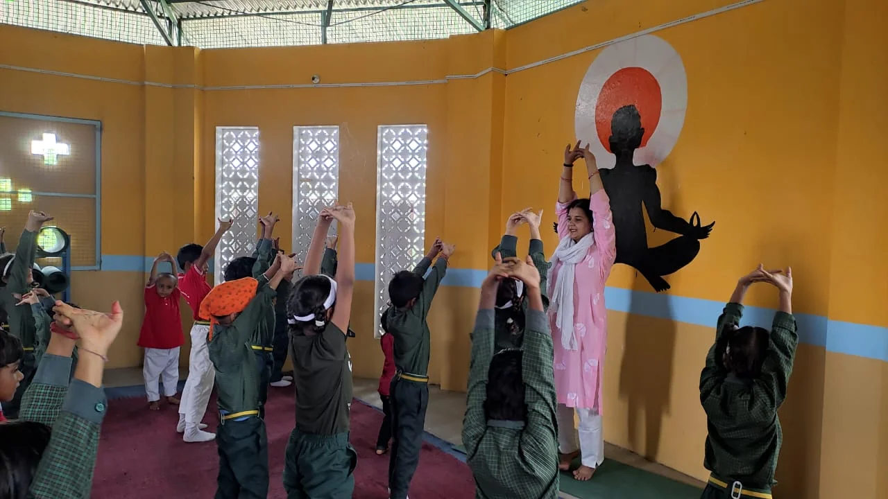 Yoga at school